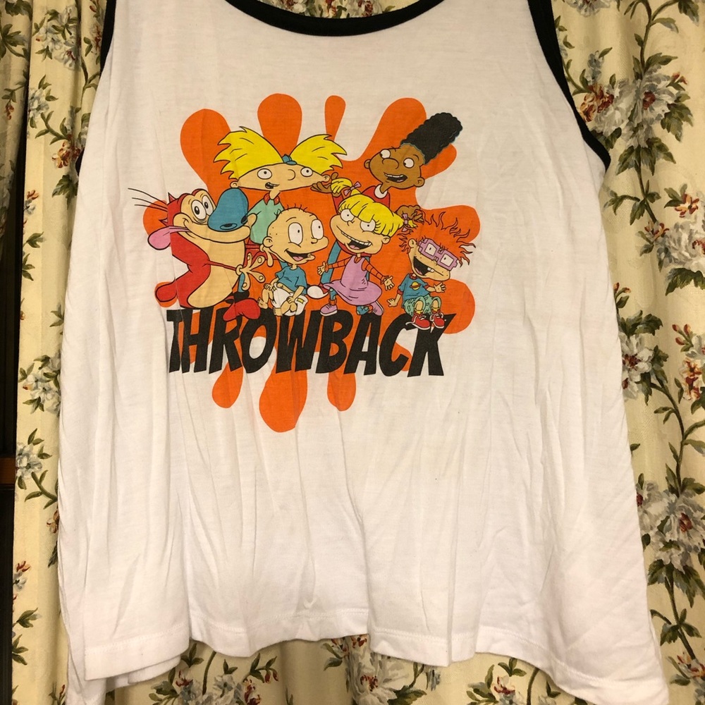 90’s Nickelodeon Throw Back Tank Top